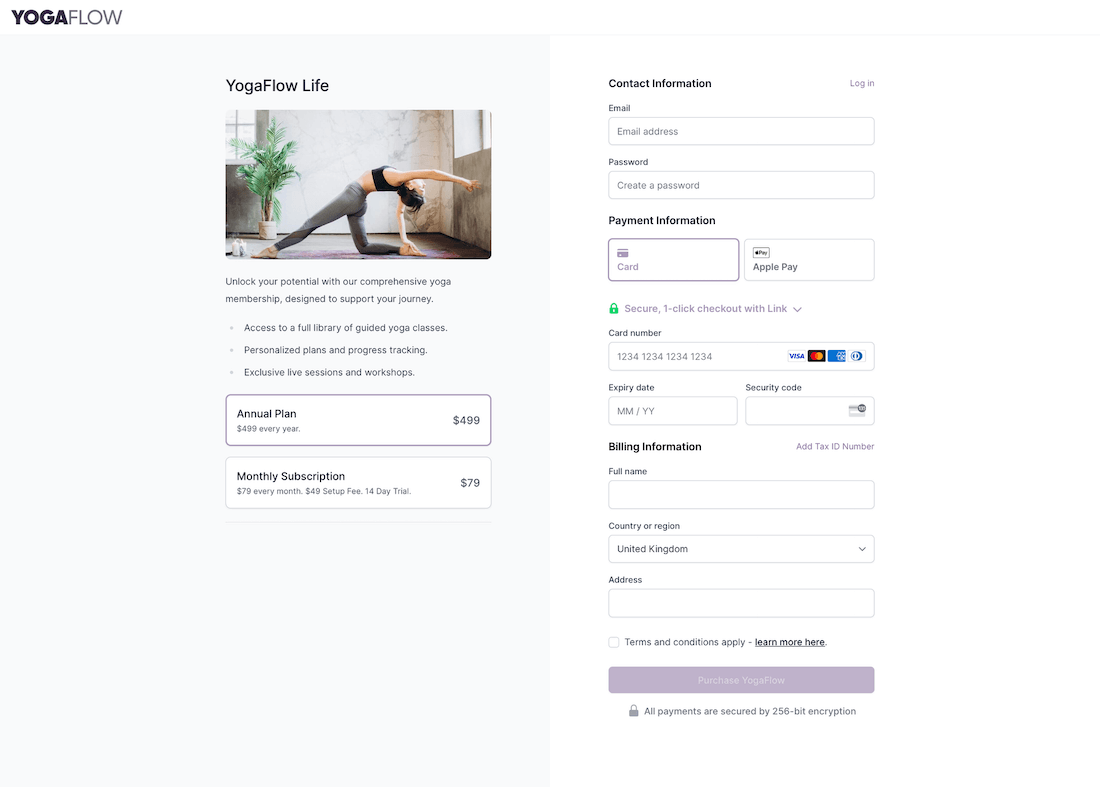 Membership Checkout Membership Checkout