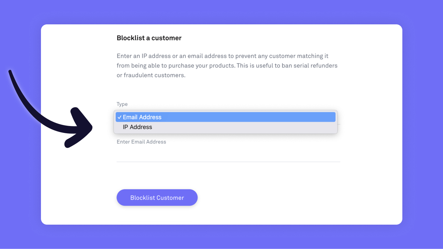 Blocklist Buyers Feature