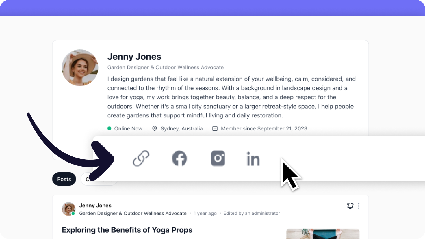 Course Website & Social Links