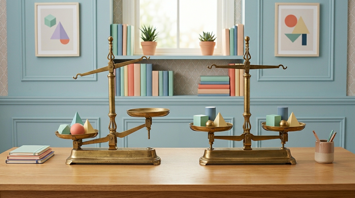 A circular student cap hovering over a stack of tiny student figures representing plan limits