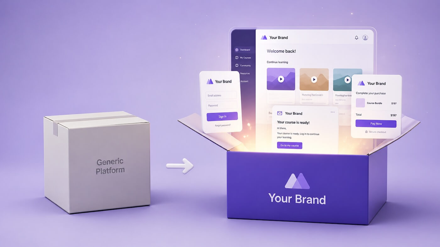 What is a white label course platform