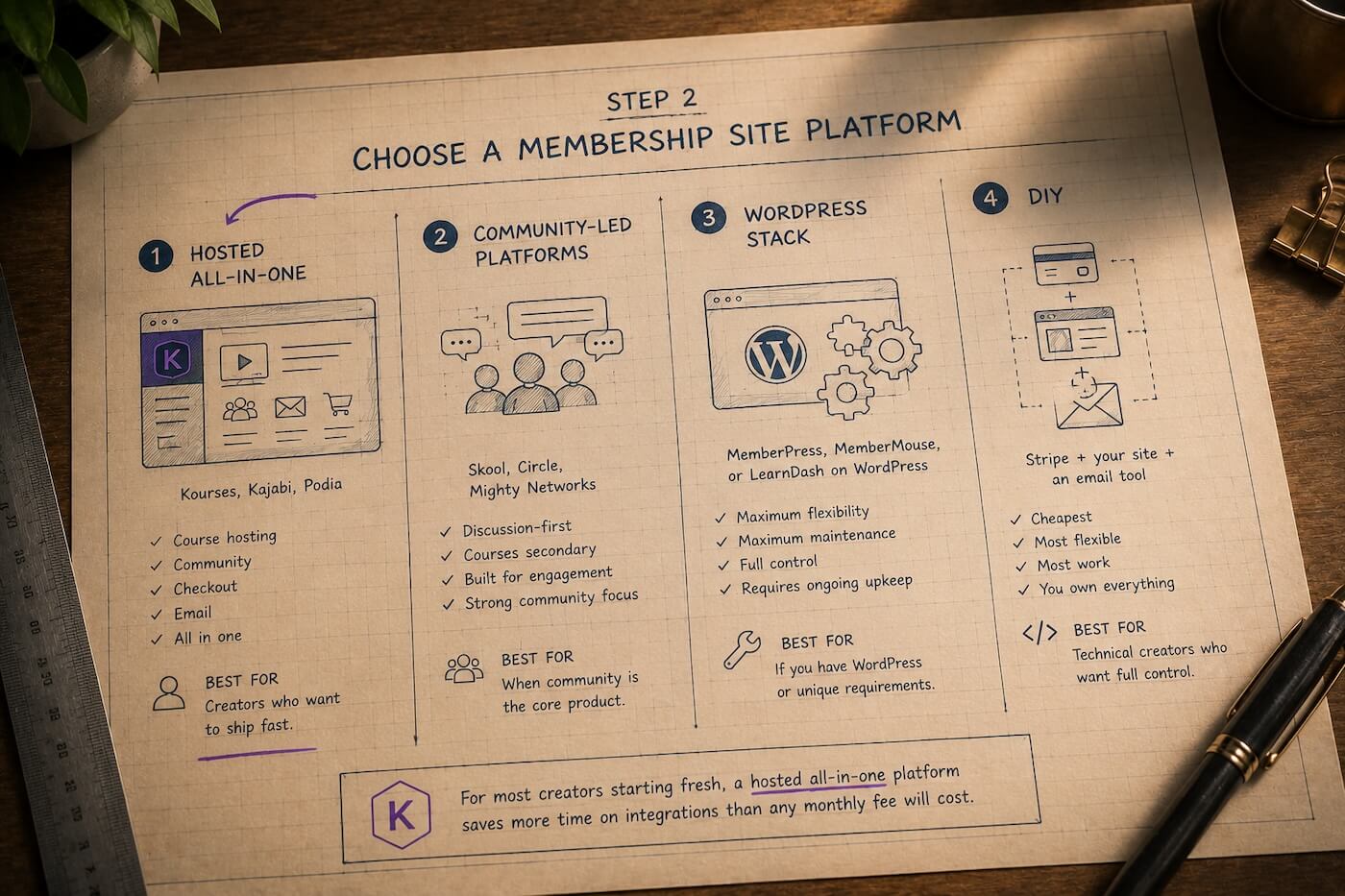 create a membership site 1
