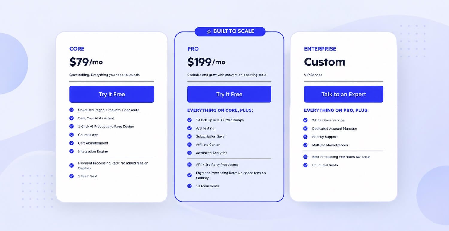 SamCart Pricing Placeholder 1